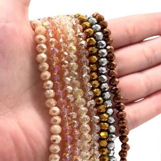 Fio de Cristal Achatado Facetado 6mm – Aprox. 85 Contas por Fio Para Pulseiras, Colares, Terços, Japamalas e Artesanato em Oferta na Shopee