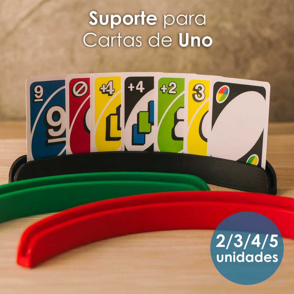 Suporte de Cartas - Uno, Baralho - Porta Cartas