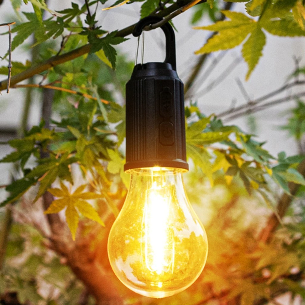 Lâmpada Recarregável Para Barraca De Acampamento E Pesca Luz Portátil Usb de Pendurar