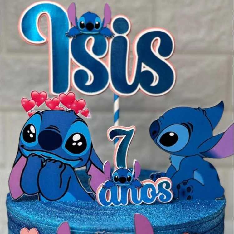 Topo de Bolo Stitch 3d - Comprar com Melhor Preço em Padaria