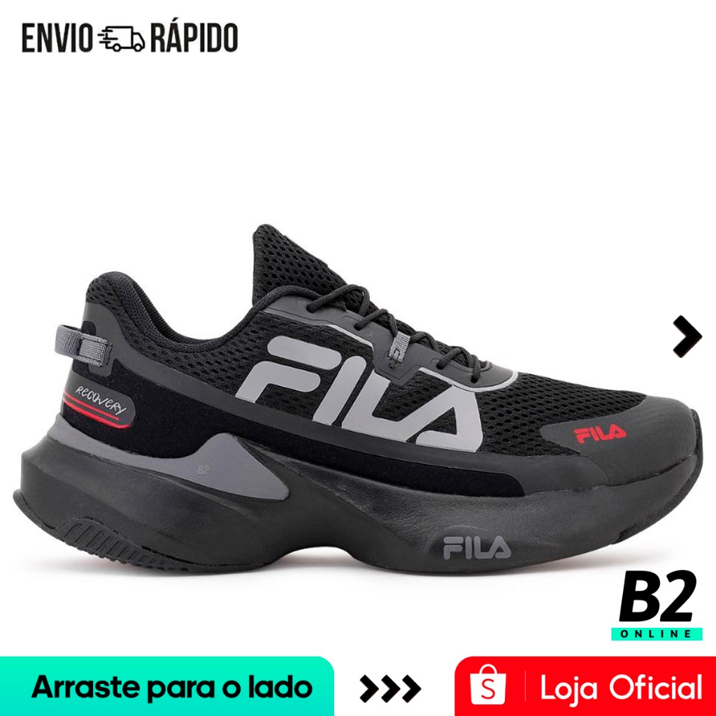 Tênis Fila Recovery Masculino Caminhada Original com Nota Fiscal e Garantia em Oferta na Shopee