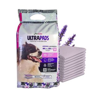 Tapete Higiênico Para Cães e Gatos Ultra Pad 30unidades 80x60cm Aroma Lavanda Alta Absorção em Oferta na Shopee