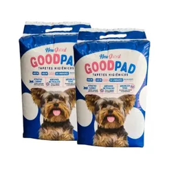 Tapete Higiênico Good Pad Para Cachorro 60x60 cm Kit 100 unidades Cães Gatos Higienico Cachorros