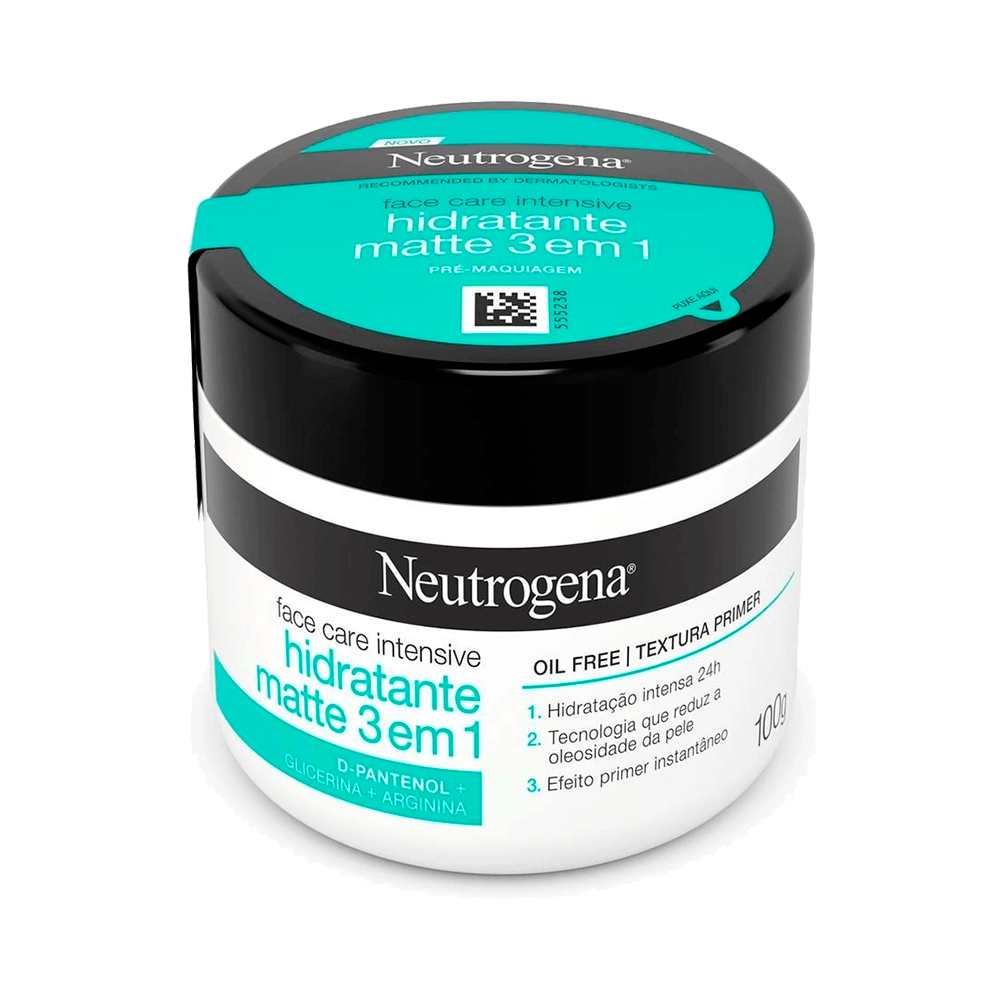 Creme Facial Neutrogena Hidratante Matte 3 em 1  100g em Oferta na Shopee