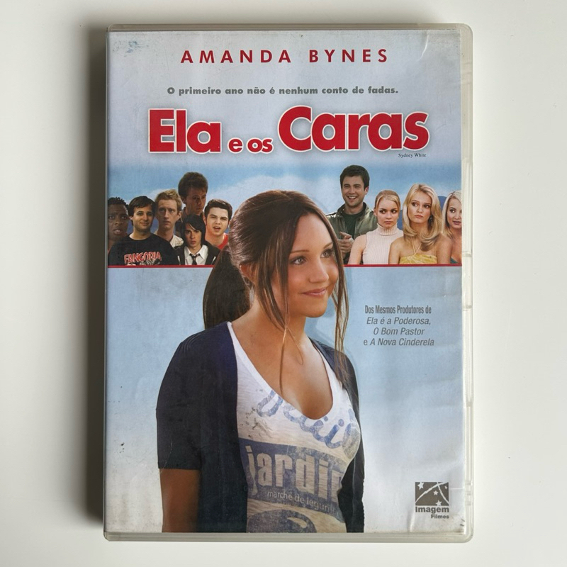 dvd ela e os caras com encarte - filme comédia com amanda bynes
