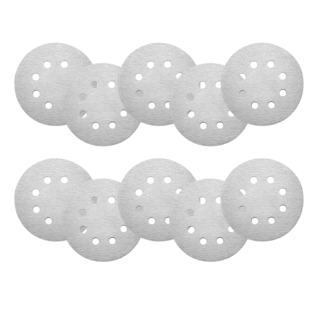 Kit 10 Disco De Lixa Velcro Branco 125mm Grão 600 em Oferta na Shopee