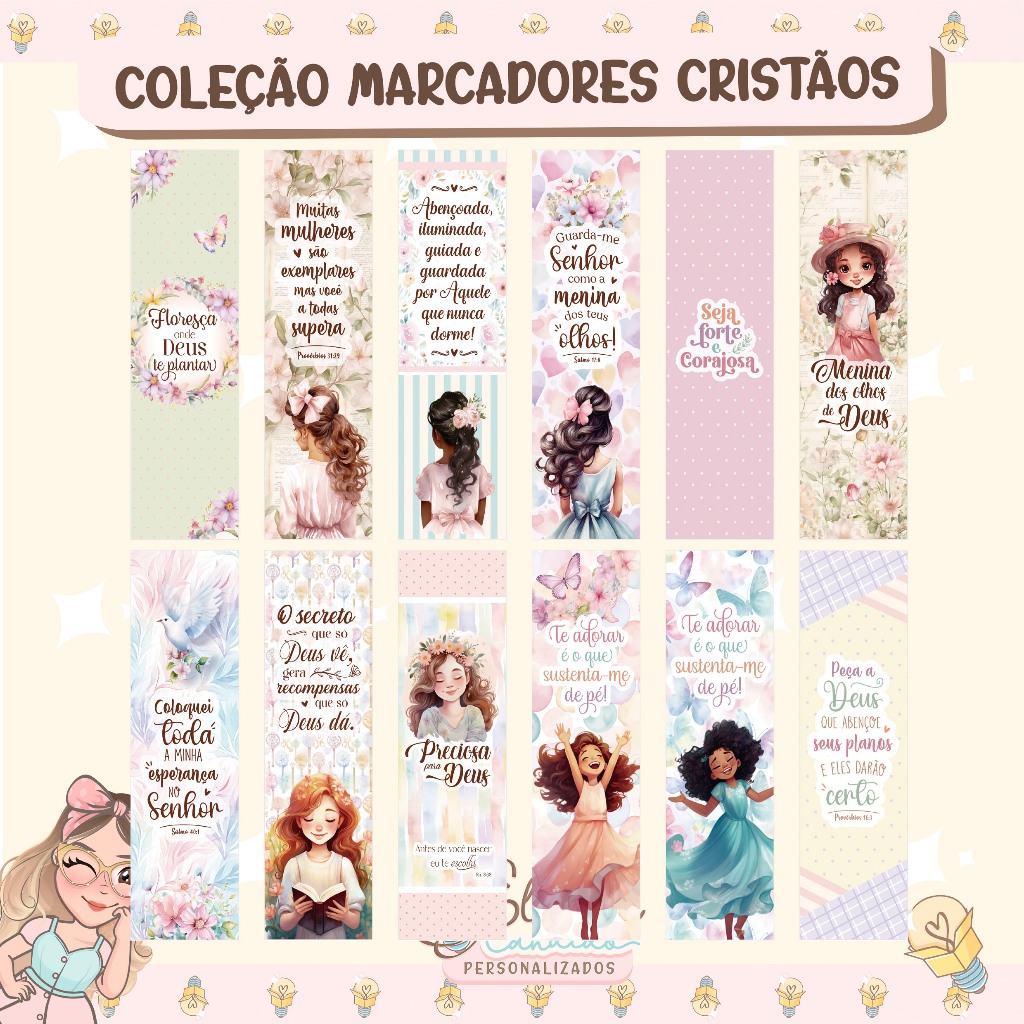 50 ou 100 Marcadores de Página para Bíblia, Eventos Religiosos, Datas Especiais ou Congressos em Oferta na Shopee
