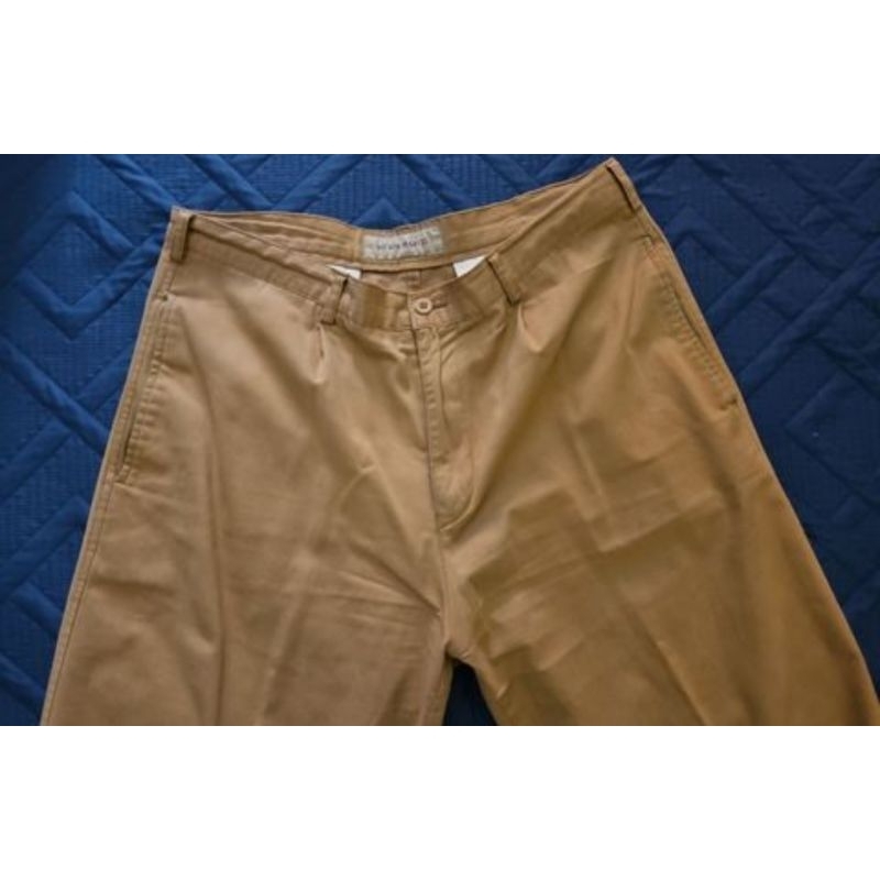 calça masculina sarja bege Victor Marcel tam 44