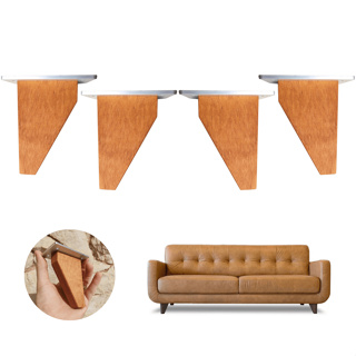 Pé Palito Rústico 10cm Para Móveis Madeira Maciça - Kit 4 Pc em Oferta na Shopee