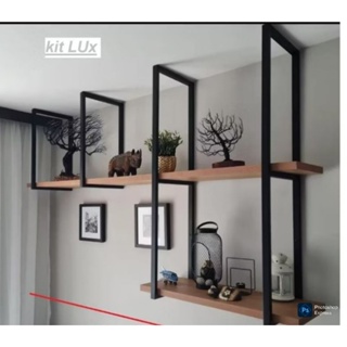 PRATELEIRA INDUSTRIAL LUX DE PAREDE OU SUSPENSA OU TETO(SE CASO FOR PARA TETO, PEDIR A OPCAO PARA TETO NO CHAT) em Oferta na Shopee