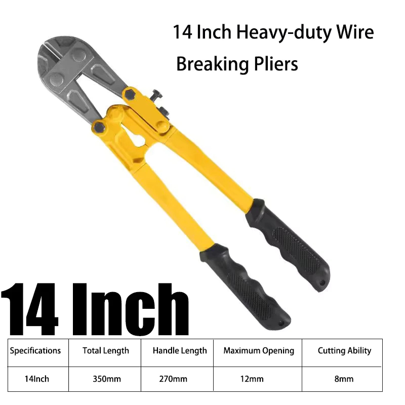 Alicate Tesoura com 14" Corta Vergalhão Cadeado Ferramenta Robusta e Corte Preciso de Vergalhão em Oferta na Shopee