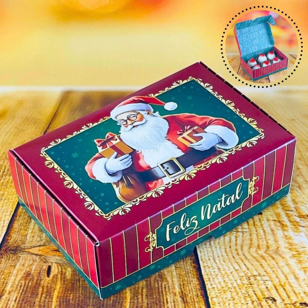 10 CAIXA 06 DOCES NATAL 12X8X4 - NOEL 5712 (NATAL 2025 IDEIA) (CHOCO)
