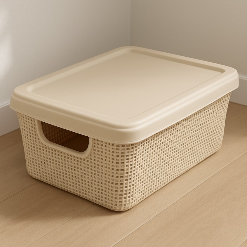 Caixa Organizadora com Tampa 1,8 Litros em Plástico Resistente Jaguar em Oferta na Shopee