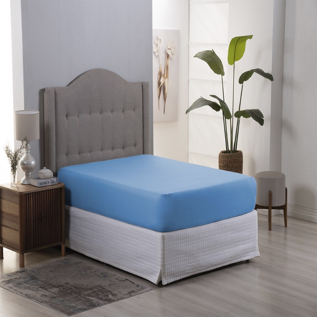Lençol Solteirão Com Elástico 2,00 x 1,10 x 35 100% Algodão