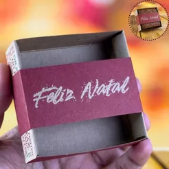 25 CAIXA BROWNIE NATAL - 5655 KRAFT NATAL 2025 IDEIA (CHOCO)