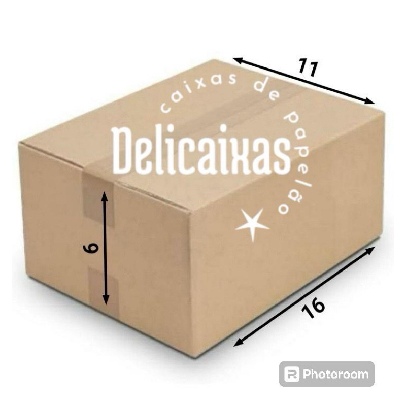400 Caixas 16x11x6 Papelão embalagem correio sedex E-commerce