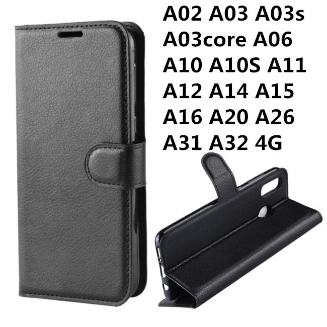 Capinha Capa Carteira Flip Cover Para Samsung A02 A03 A03s A03core A06 A10 A10S A11 A12 A14 A15 A16 A20 A26 A31 A32（4g)
