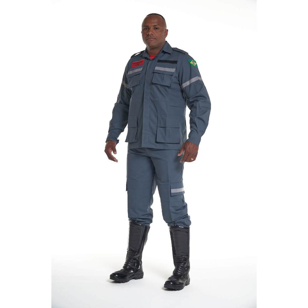 Gandola E Calça Tática Reforçada Verde Petróleo Acinzentado - Rip Stop Gandola E Calça Tática Reforçada Verde Petróleo Acinzentado - Rip Stop