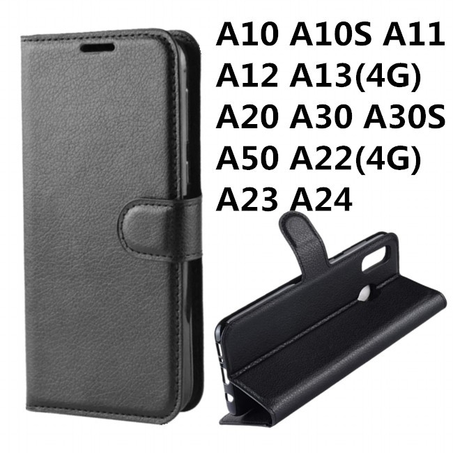 Capa Carteira Couro Para Samsung A10 A10S A11 A12 A13(4G) A20/A30 A30S/A50 A22(4G) A23 A24