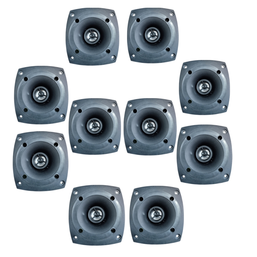 KIT 10 TWEETER PIESO COMPET 120W 8 OHMS PARA SOM AUTOMOTIVO em Oferta na Shopee
