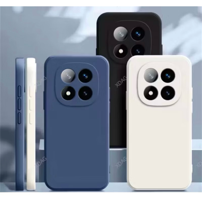 2X1 Xiaomi Redmi Note 14 Pro Plus 4G - Capa Silicone Aveludada Colorida + Película Ceramica 3D