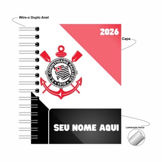 Agenda 2026 - Personalizada Com Nome - Capa Dura - Times em Oferta na Shopee
