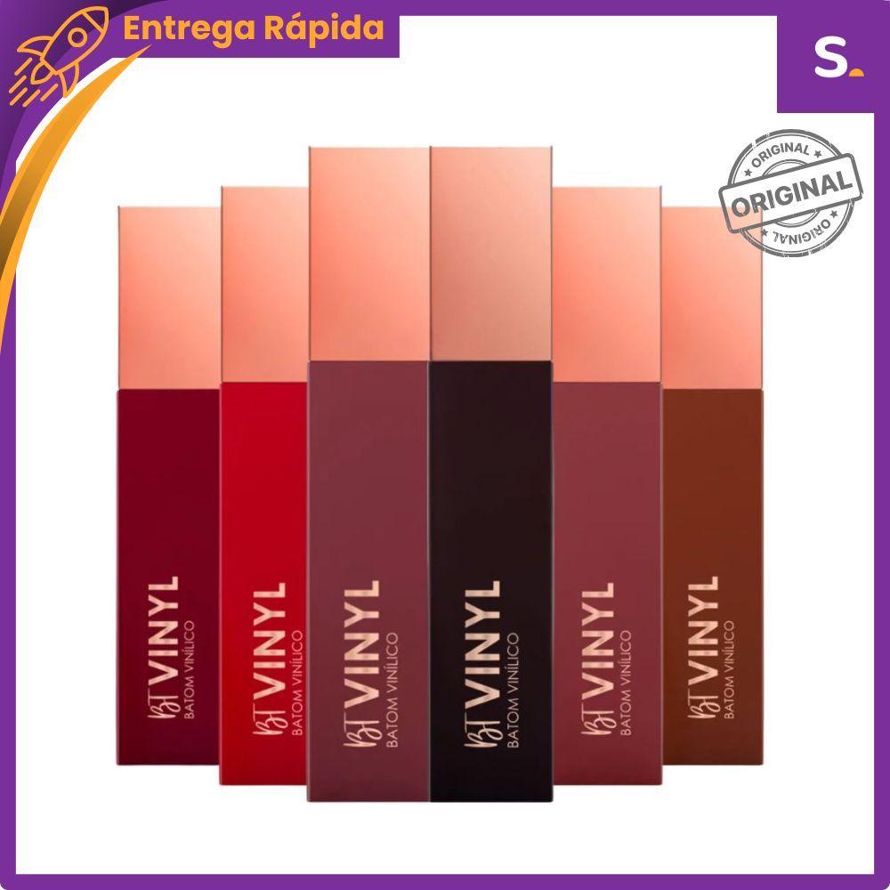 BT Vinyl Batom Líquido Vinílico – Brilho Intenso e Alta Fixação - Bruna Tavares