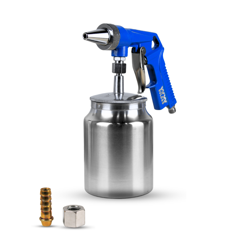 Pistola Jato De Areia Tanque Baixo 1000ml Spw-1000 Wwsoldas