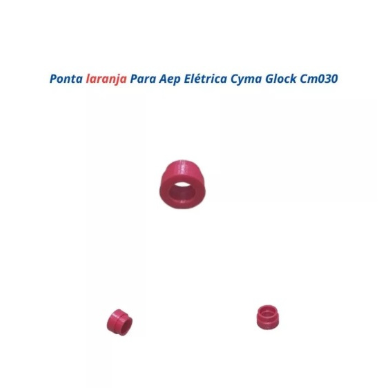 Ponta laranja Para Aep Elétrica Cyma Glock Cm030
