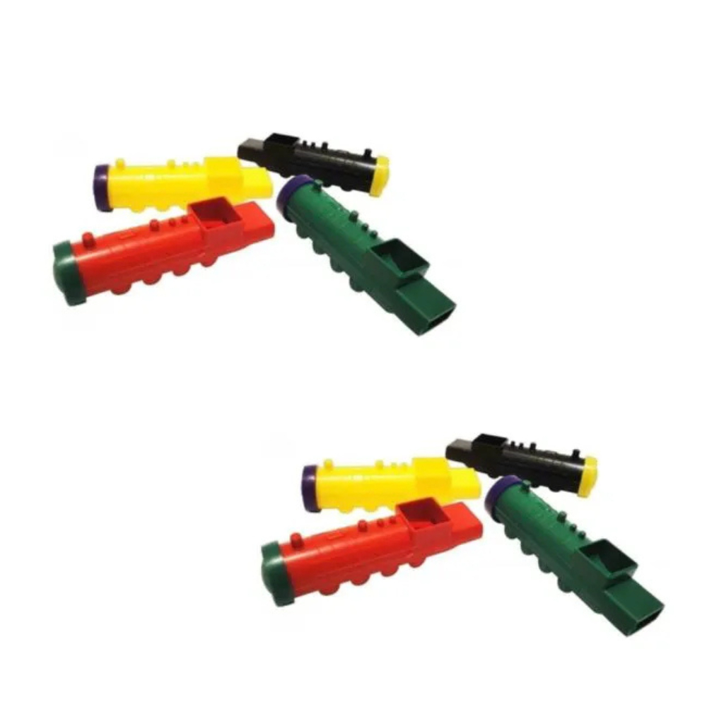 Apito Formato De Trem 5 Unidades Brinsilios em Oferta na Shopee