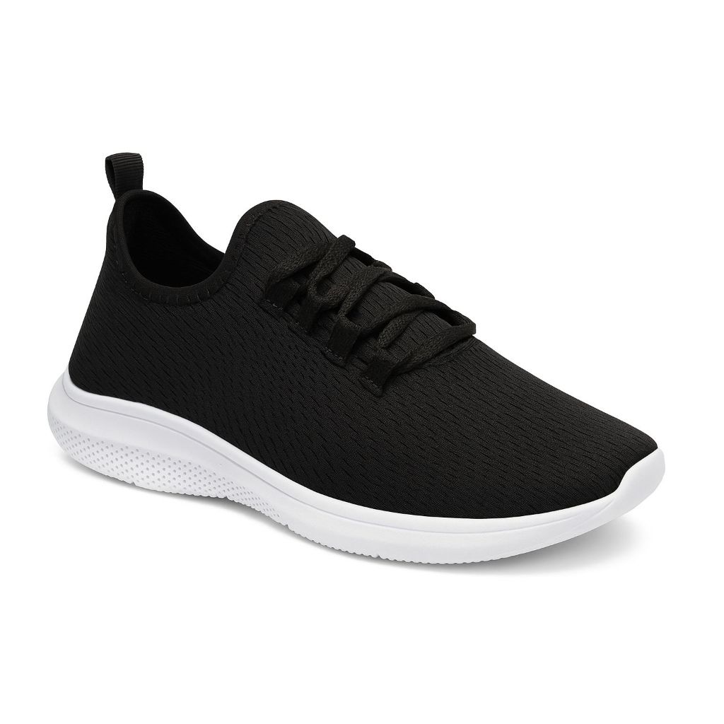 Tênis Esportivo Masculino/Feminino Preto Casual Confortável Caminhada Leve