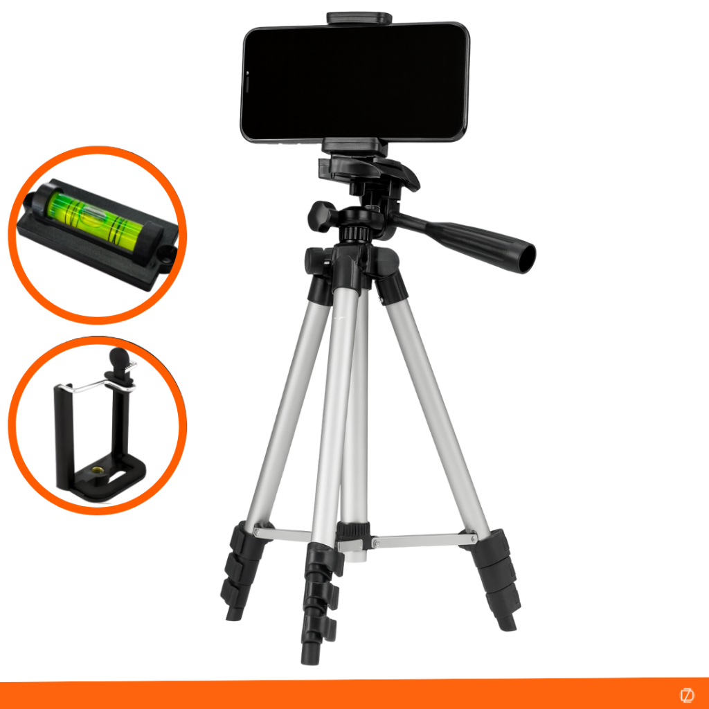 Tripe Universal 1,20m Com Nível Para Laser Cameras Celulares Foto Suporte Profissional Ajustável em Oferta na Shopee
