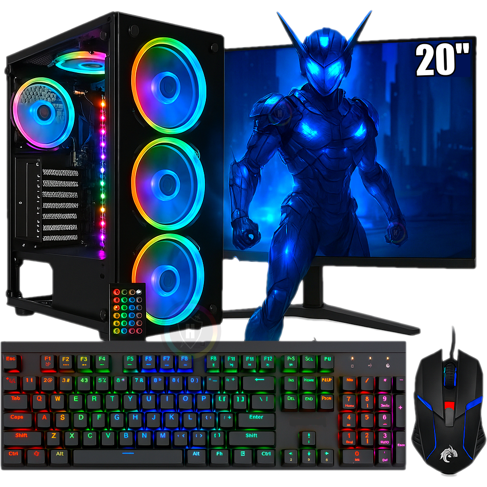 Cpu Computador PC Gamer Completo Amd Ryzen 7 / Placa Video Rx 580 8GB / 32GB Ddr
