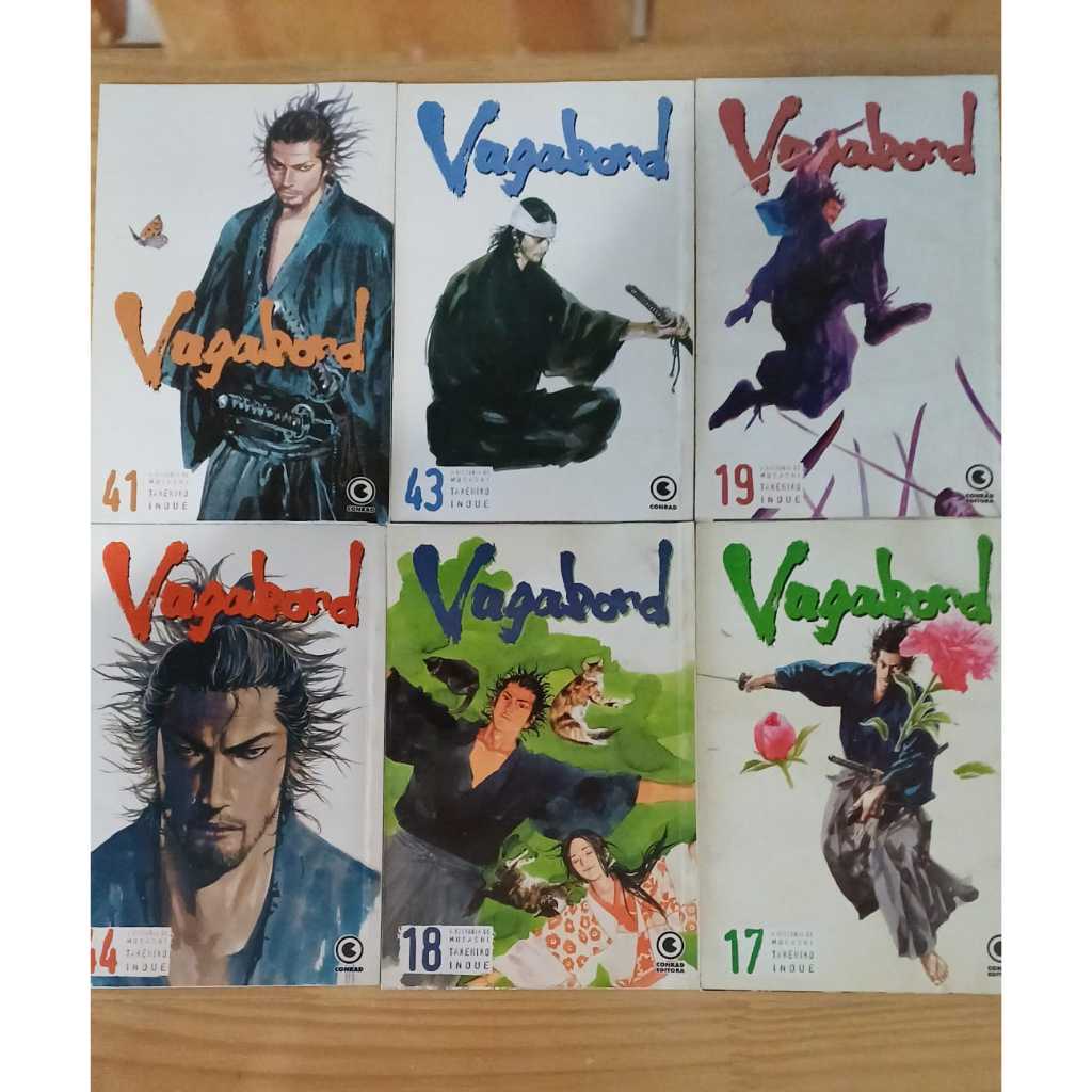 Mangá Vagabond: A História de Musashi/ Mangá Usado Variações 1 ao 44