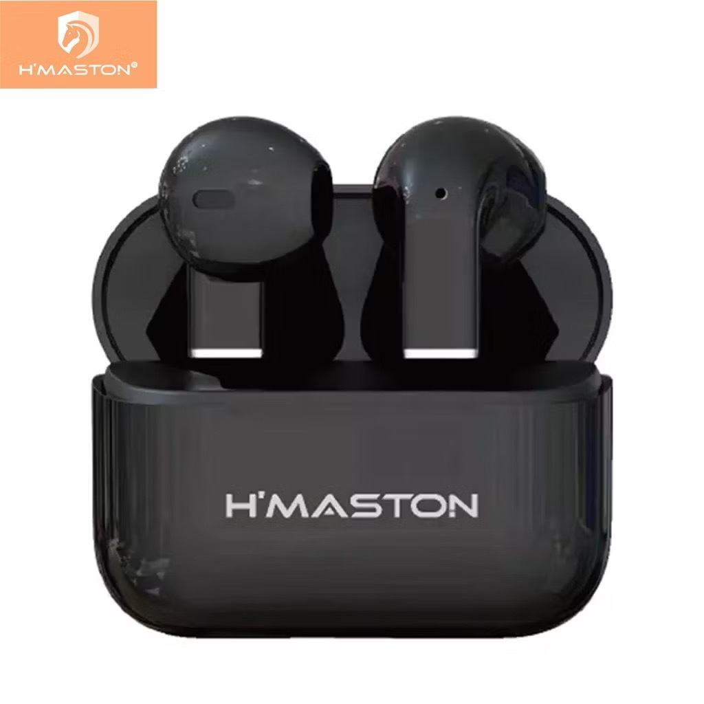 Fone de Ouvido Sem Fio H’Maston F917 – Bluetooth 5.3 TWS HiFi com Microfone Redução de Ruído em Oferta na Shopee