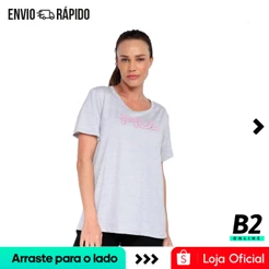 Camiseta Fila Basic Train Feminina 100% Original Com Nota Fiscal e Garantia