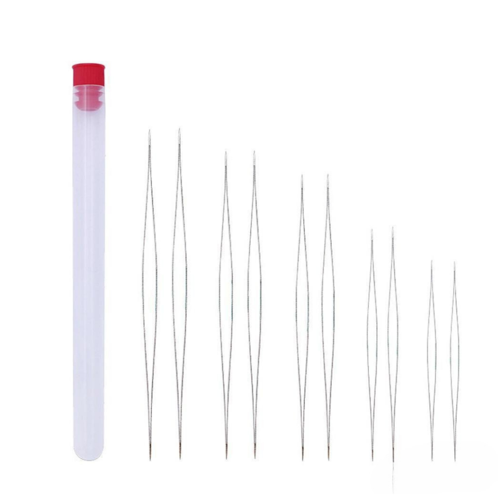Agulha para bijuteria Big Eye, agulha para miçanga 5 Tamanhos, 10 Peças Para Miçangas em Oferta na Shopee