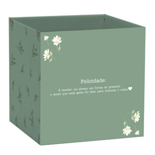 Kit 10 Cachepot Papel Quadrado Diversas Cores e Estampas, Pote 15, Xingó. em Oferta na Shopee