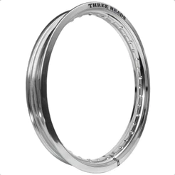 Aro Roda Calha Folha Jante Traseiro Alumínio Polido Three Heads Titan Fan Ybr Aro Medida 18x1.85