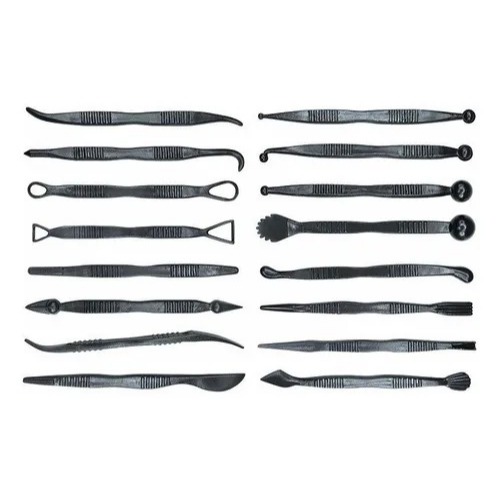 2 Kits Estecas 16 Peças Ferramentas Para Biscuit , argila , pasta americana Artesanato - Oferta