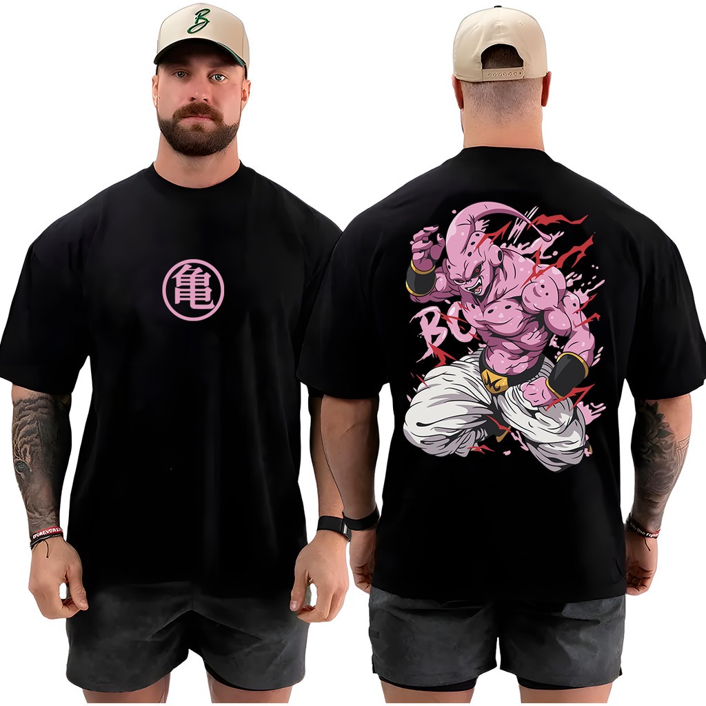 Camiseta Oversized Academia Boo Majin Premium Anime Desenho Confortavel Unissex Blusao Personagem