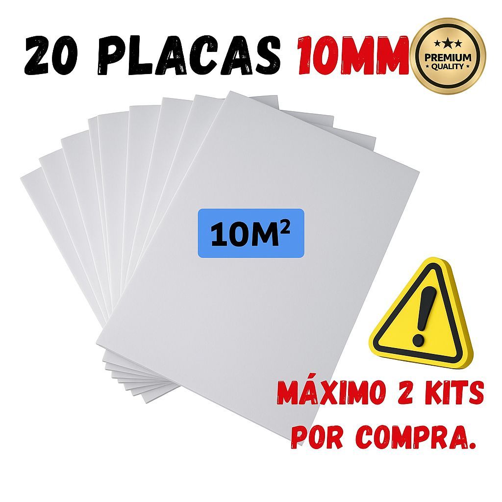 Placas Eps Antichamas Em Isopor 10mm (1cm) Para Construção Civil