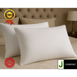 Travesseiro Fibra de Bambu Alto Firme Antialergico 70x50 Original Fabricante em Oferta na Shopee