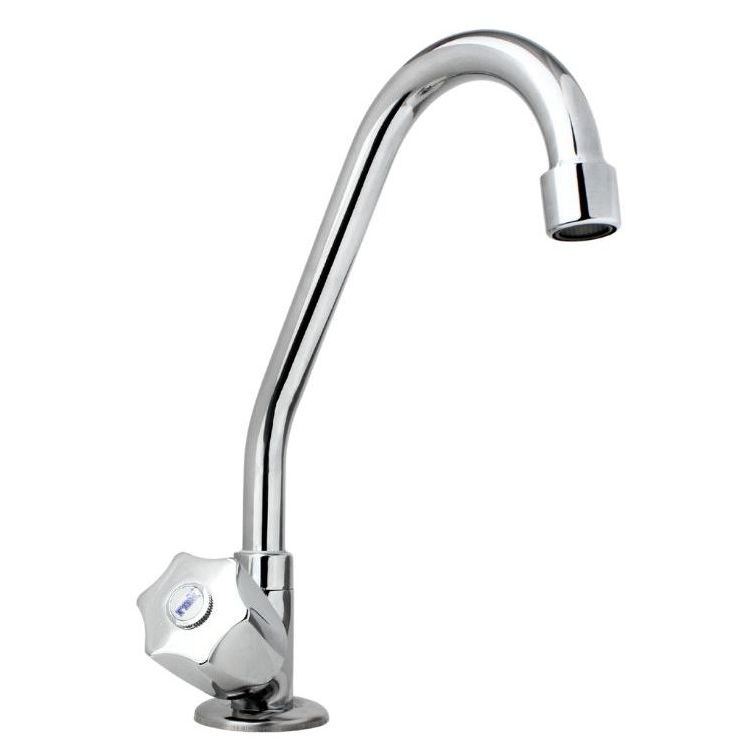 Torneira Cozinha Pia Metal Inox Cromada Bica Móvel Mesa Bancada C50 1/4 Volta em Oferta na Shopee