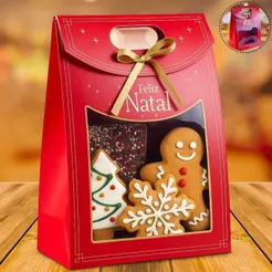 10 MALETA C/ VISOR -26X19X9 NATAL LUZ 5687 (NATAL 2025 IDEIA) (CHOCO)