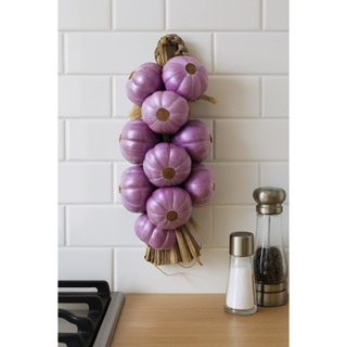 RESTIA TRANÇA ENFEITE ALHO BUQUÊ COM 9 CABEÇAS em Oferta na Shopee