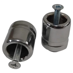 Par Peso De Guidão Cromado Modelo Bmw S1000 Titan 125 150 160
