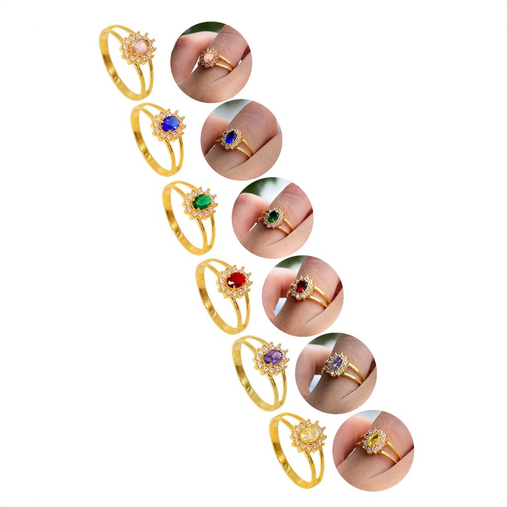 Anel Formatura Feminino De Moeda Antiga Banhado A Ouro 18k em Oferta na Shopee