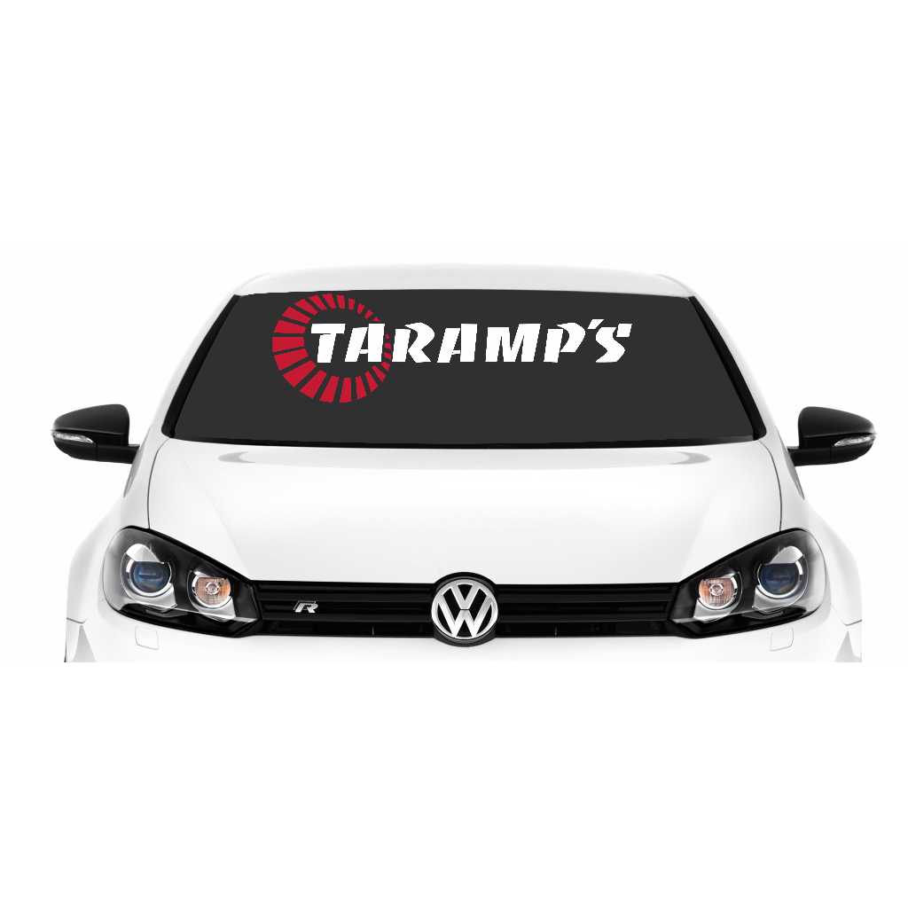 Kit Adesivos Som Taramps Parabrisa e Lataria 1 Grande e 2 Pequenos