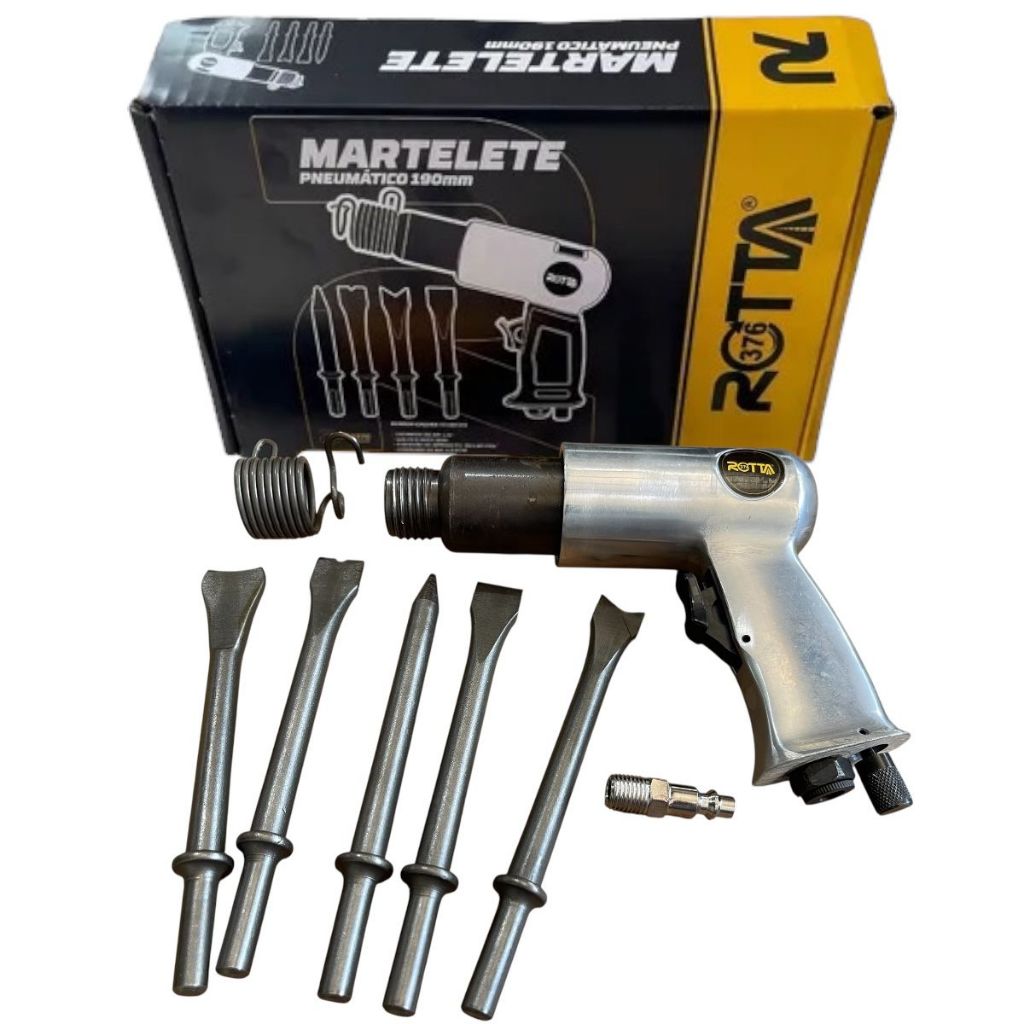 Martelete Rebarbador Pneumatico 190mm Rotta 376 Tipo Vonder em Oferta na Shopee